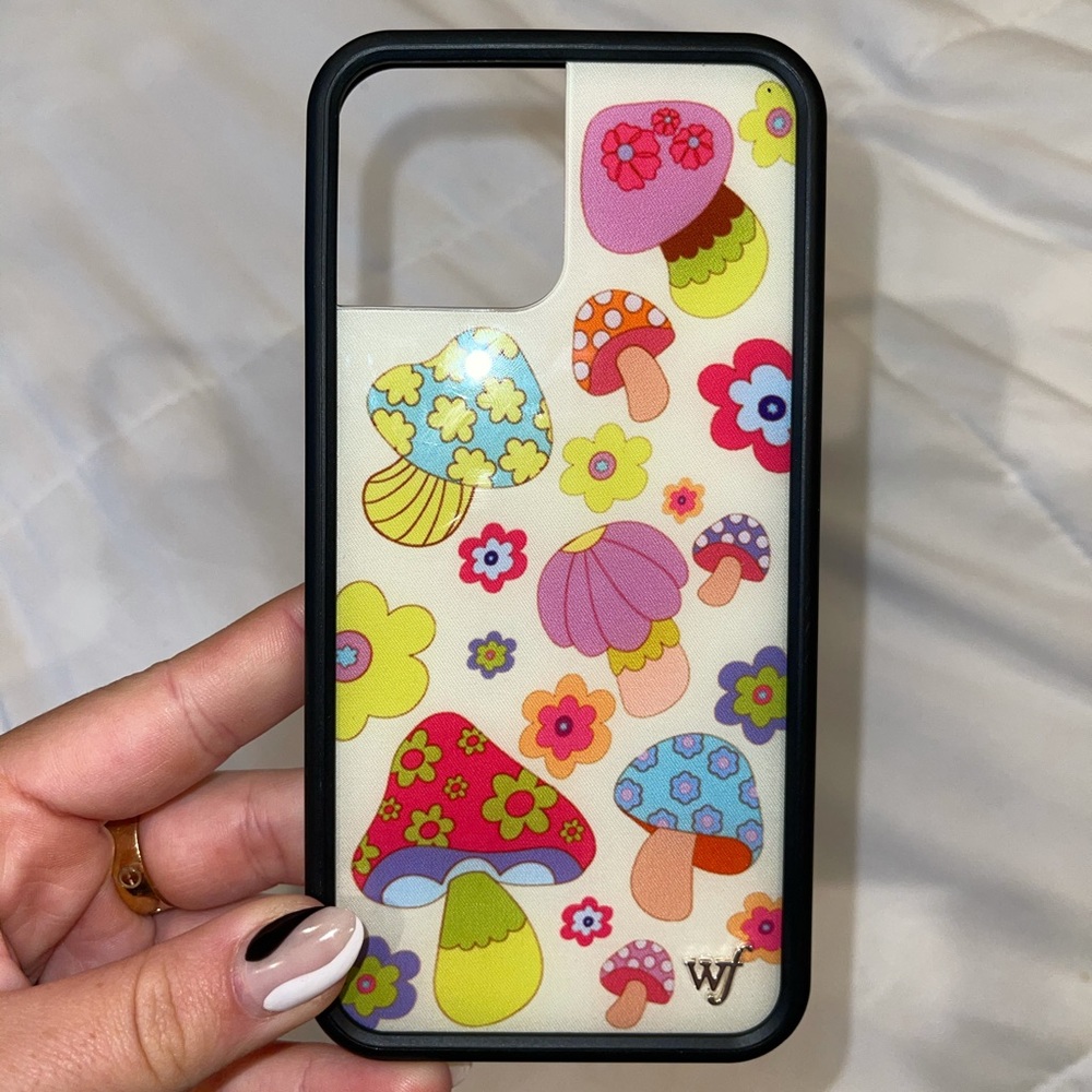 Groovy mushroom wildflower iPhone 12 Pro Max case